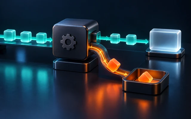 An operation routing an error into a recovery path beside its normal result