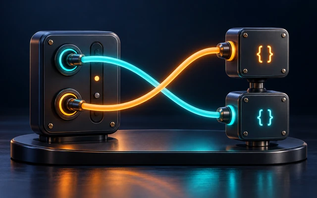 Crossed dispatch connections exchanging two method implementations